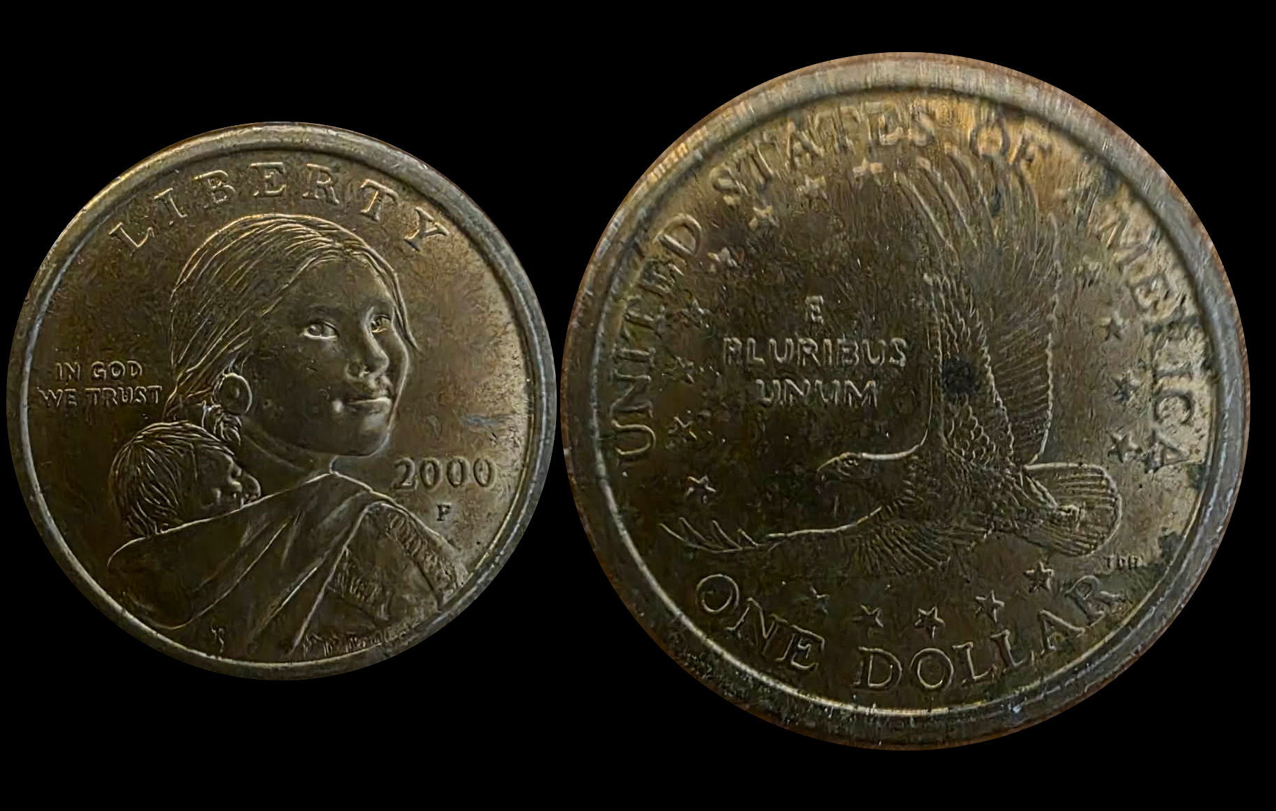 2000 Sacagawea gold dollar