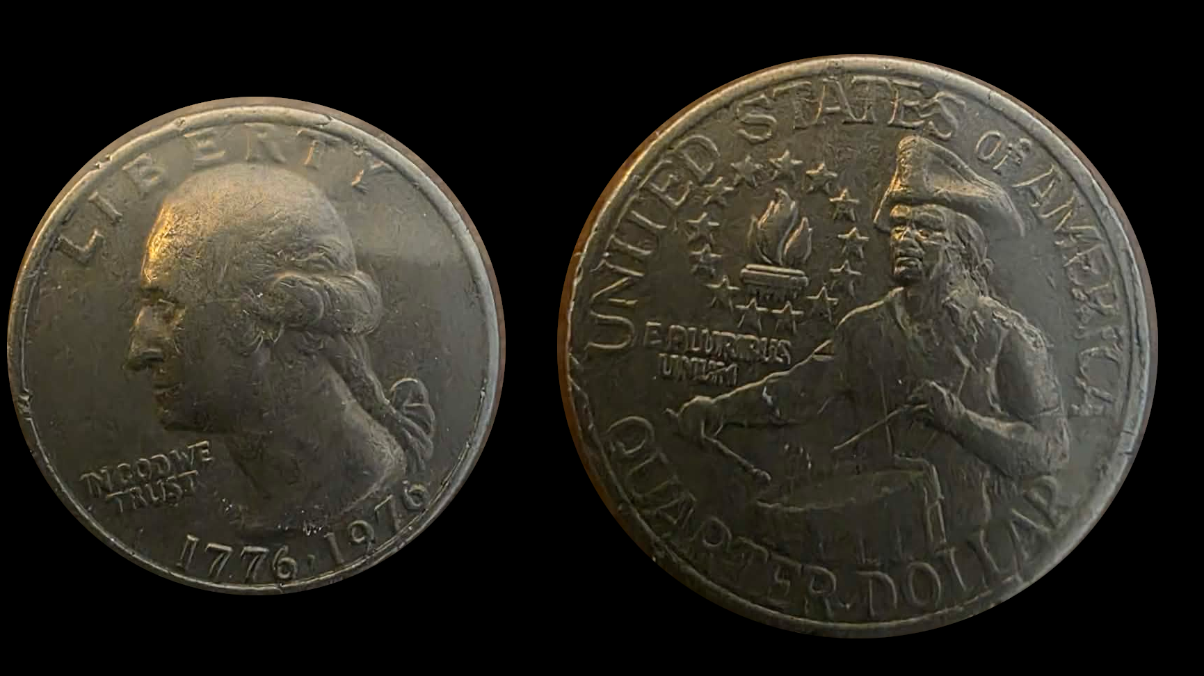 Bicentennial 1776 - 1976 Quarter No Mint Mark