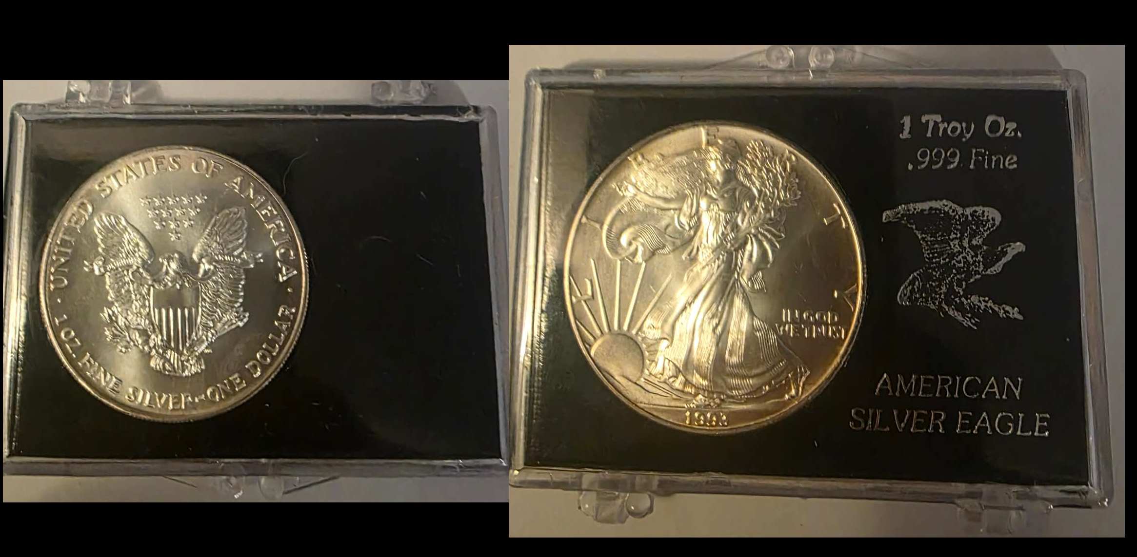 1993 1 oz Silver American silver eagle